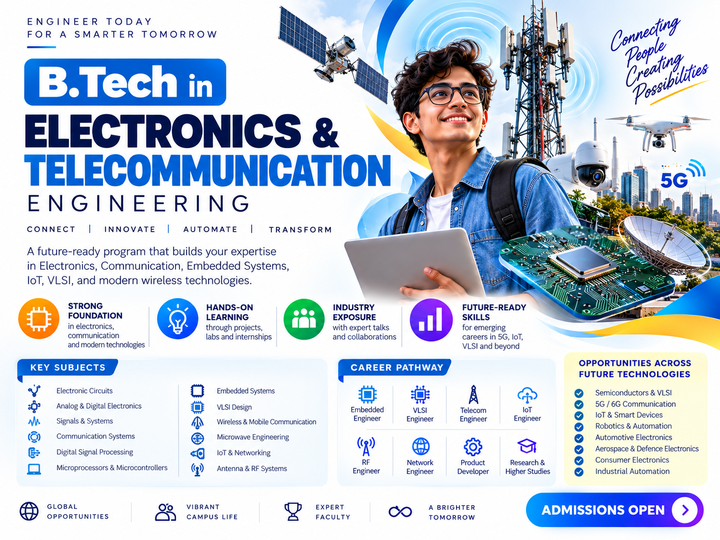 B. Tech in Electronic and Telecommunication